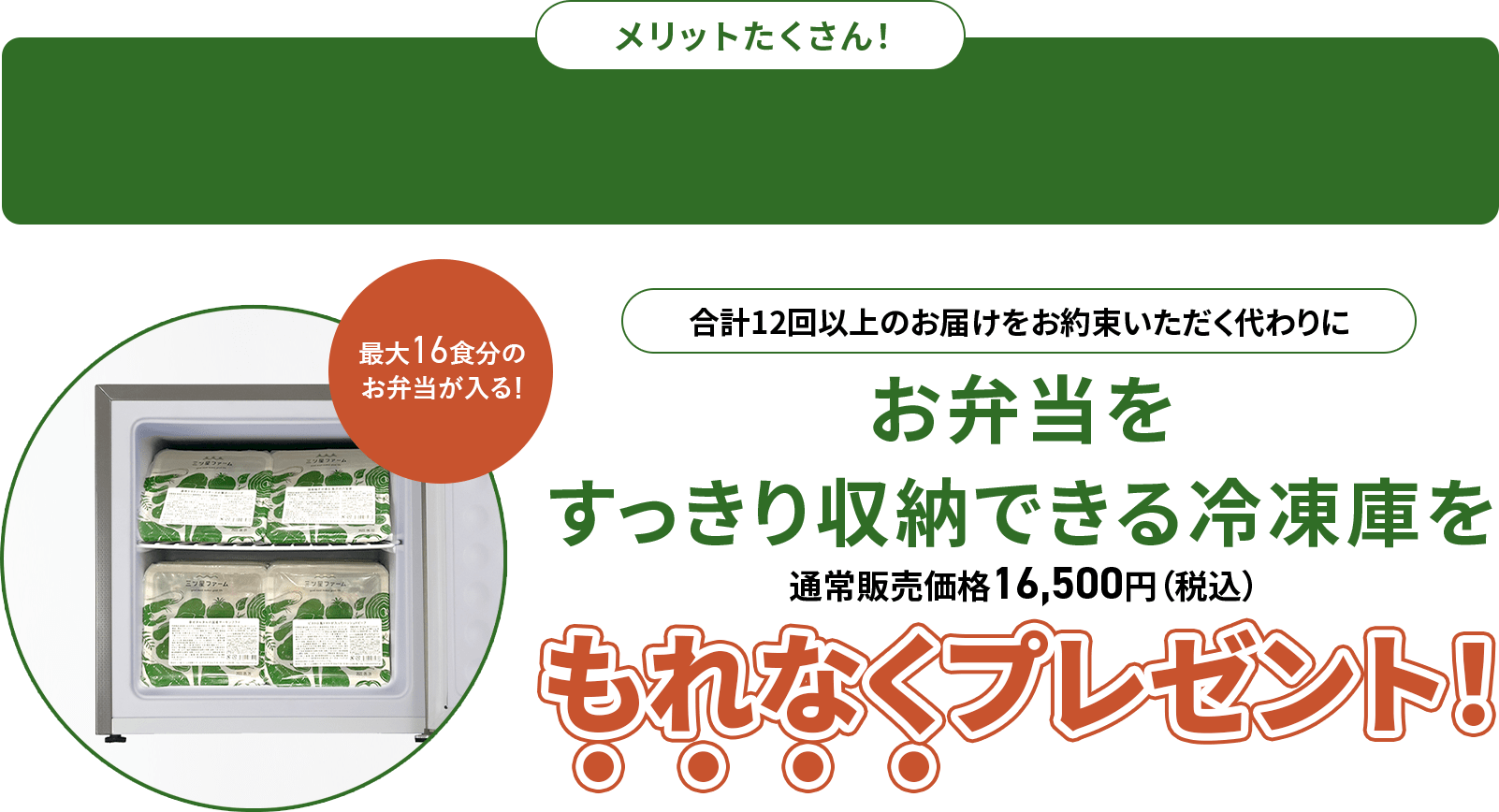 三ツ星ファームの宅配弁当 冷凍庫に入らない問題を解決