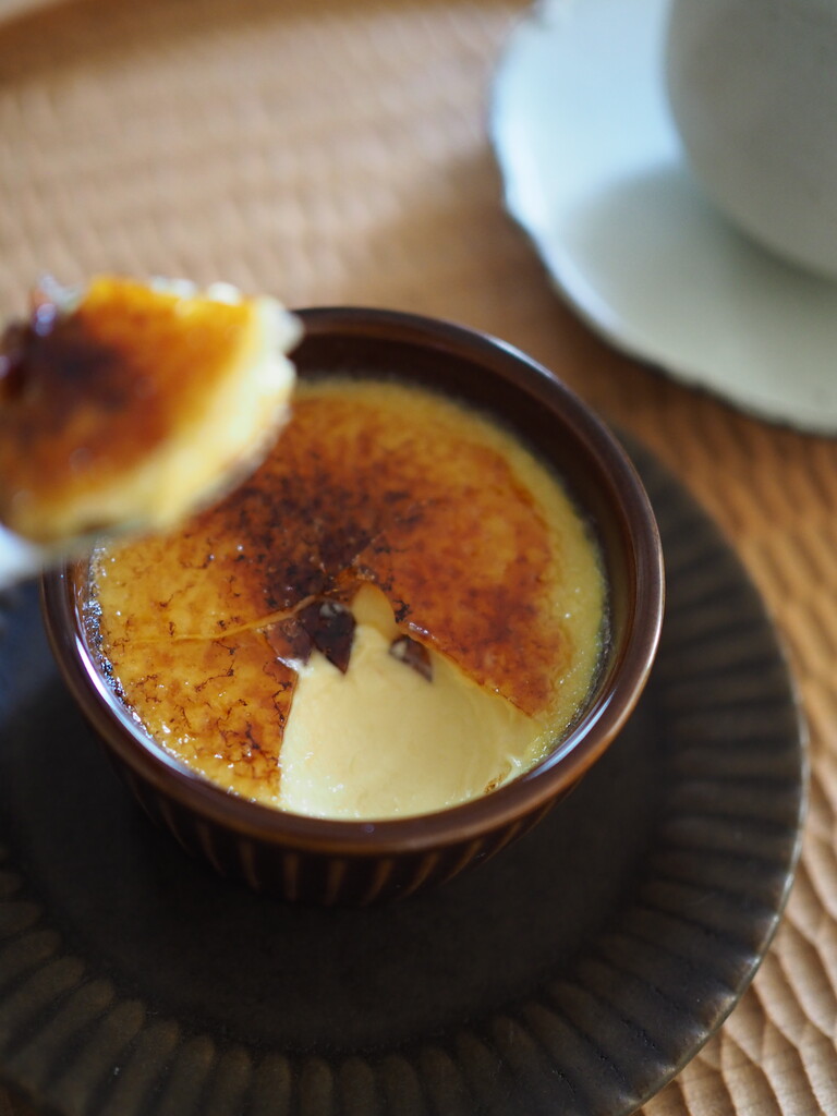 クレームブリュレ ココットもバーナーも持って無いですけど何か。ホトトギスの台所