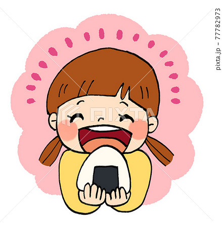 おにぎりを食べる動物たちイラスト - No: 841430無料イラスト・フリー素材なら「イラストAC」