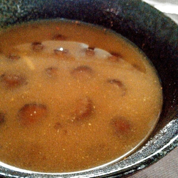 なめこのみぞれ味噌汁