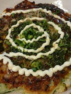 キムチーズもちのお好み焼き