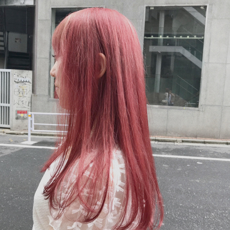 ピンクアッシュの作り方 美容師さん向けcorestオガタリョウマのブログ