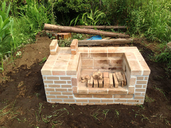 自作バーベキュー台