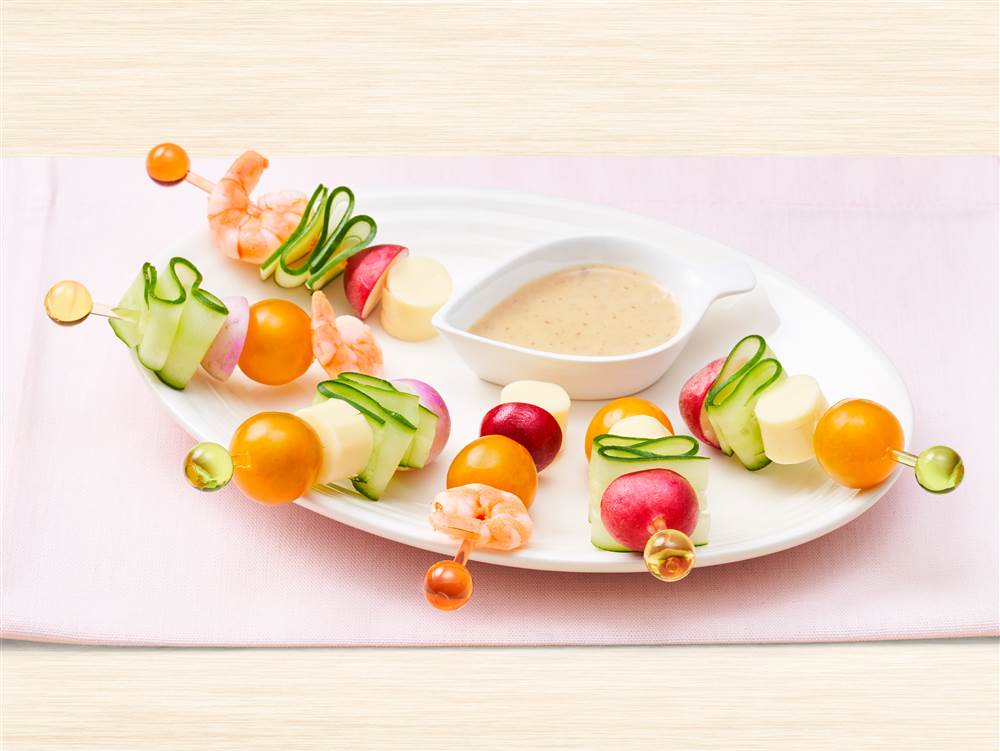 ＊ラディッシュとレタスのごまサラダ＊