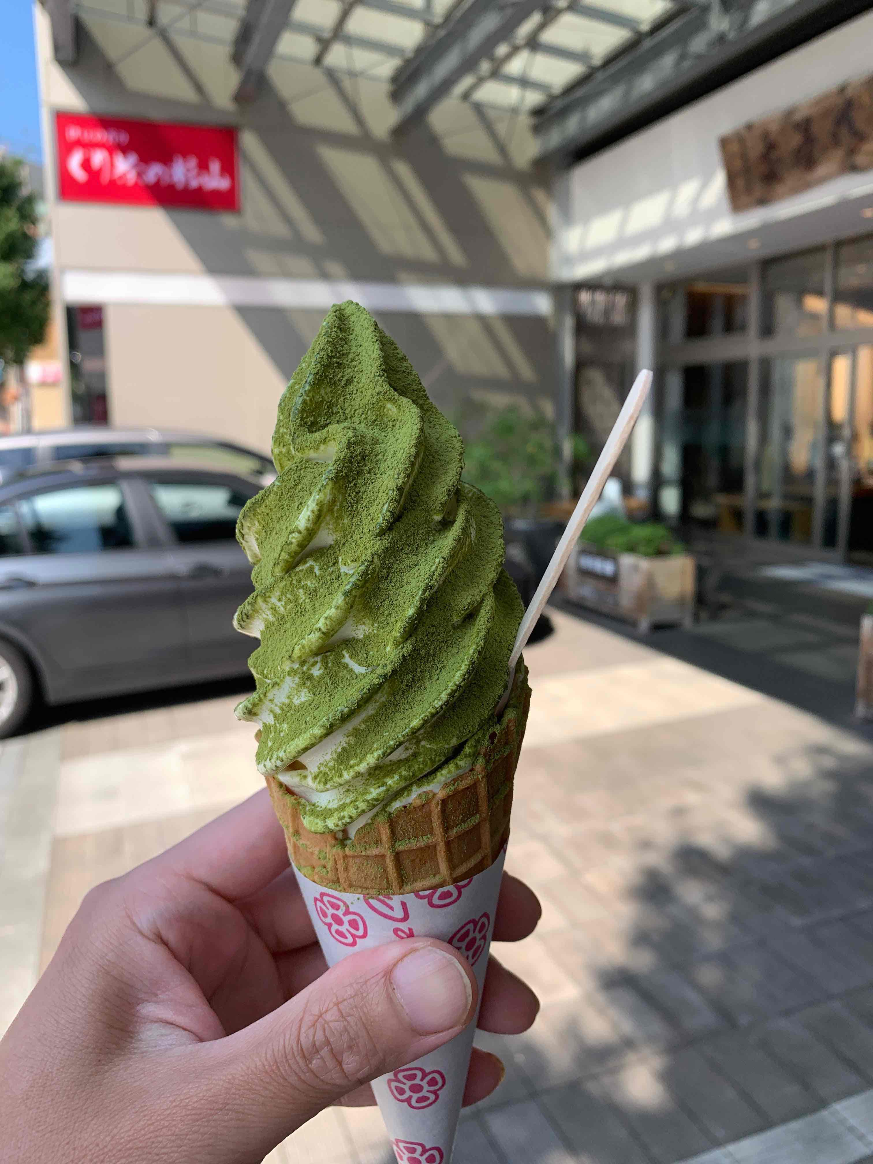 Shizuoka is not just for green tea. Wasabi too!!wasabiicecreamわさびソフトわさびソフトクリームwasabiわさびicecreamアイスクリーム ソフトクリームshizuoka静岡県japanfypfypシfypage