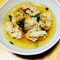 鶏ささ身とごぼうの中華スープ