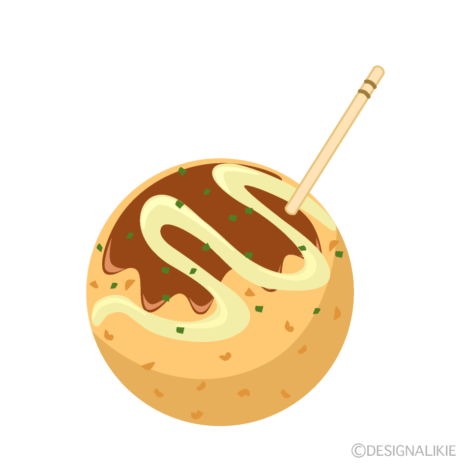 たこ焼きのイラスト – フリーイラスト素材集 KuKuKeKe