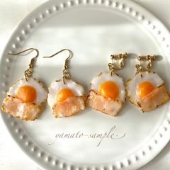 オレンジ 両面細工 小サイズ☆リアルな食品サンプルのフルーツピアスiichi日々の暮らしを心地よくするハンドメイドやアンティークのマーケットプレイス