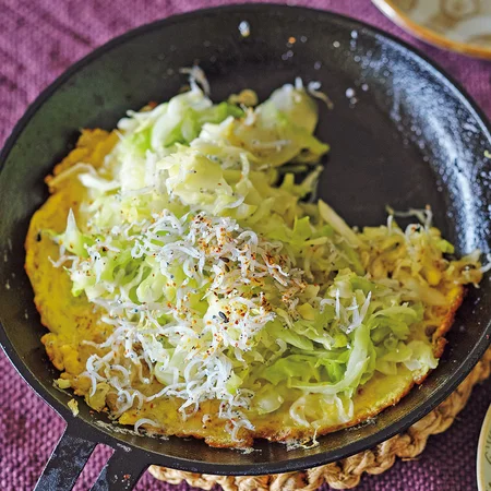 簡単副菜 しらすとキャベツの塩昆布和え