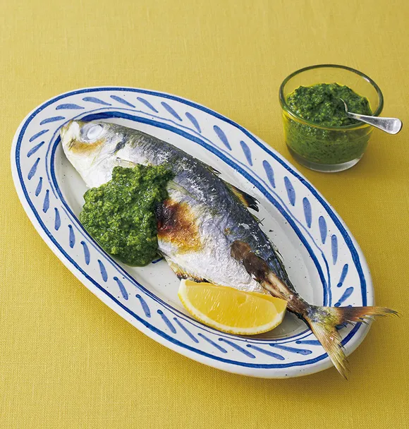 オーブントースター活躍、アジにパン粉、オイルで香草パン粉焼きマジカルキッチン