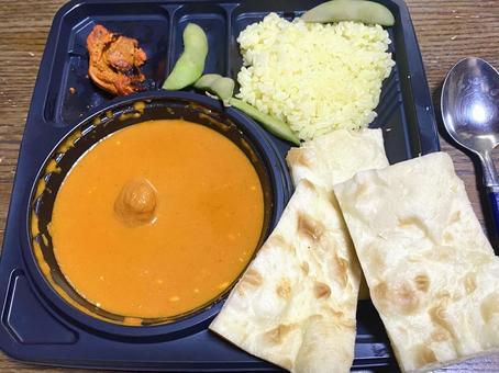 ナンとカレーのイラスト素材216606110 毎月1点無料 フリー のストックフォト イメージマート