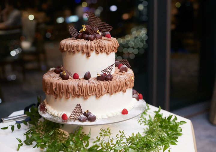 モンブランウェディングケーキ