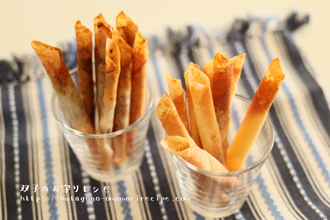 賞味期限が迫ってきた2品で〜春巻きの皮のカリカリ焼き