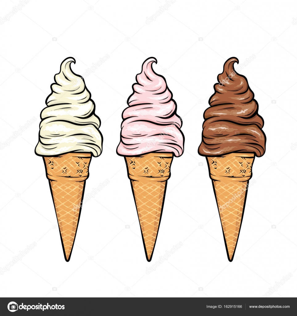 アイスクリームのイラスト リアル」のイラスト素材・ベクター画像 - イメージマートimagemart