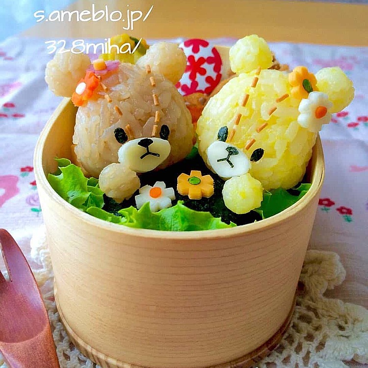 キャラ弁当をリポストでご紹介「キャラ弁3150」🧑‍🍳🍱→ @kyaraben3150 今回は、@yur_riiさんの可愛い💓お弁当です♪ .＊＊＊＊＊＊＊＊＊＊＊＊＊＊＊ ４月になりました 入学の方、新入社員の方々 おめでとうございます お弁当作りがいよいよ始まりますね🌸 参考になる