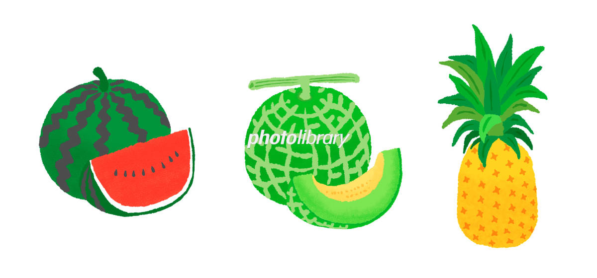 フルーツのイラスト3種」 - 無料イラスト イラストareira