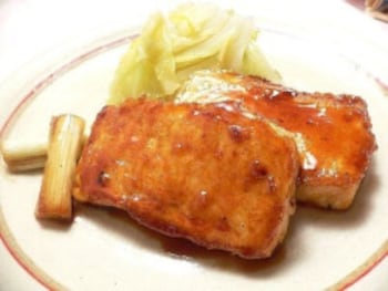 豆腐ステーキ にんにくじょうゆ 木綿豆腐をシンプル味付け