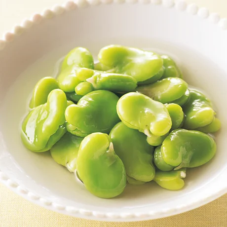 旬の空豆を楽しむレシピ 「赤そら豆のしょうゆ煮」九州やさい日和 - 野菜と料理の研究家 永利裕子