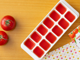 豆腐のトロトロトマトがけ 作り方・レシピ 離乳食初期 5～6ヶ月ごろたまひよ