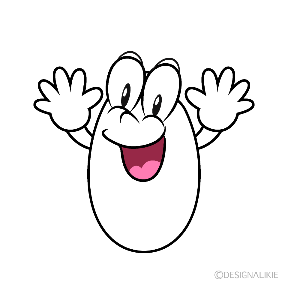 お米大好きイラストのフリー素材イラストイメージ