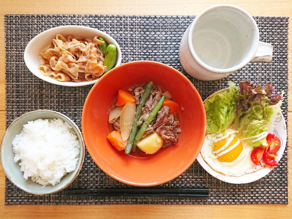 基本の肉じゃがの献立 主食：冷や汁、副菜：かぶの即席漬け 献立・メニュー 味の素パーク たべる楽しさを、もっと