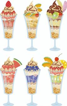 見た目も味もパーフェクト！パフェのイラスト特集