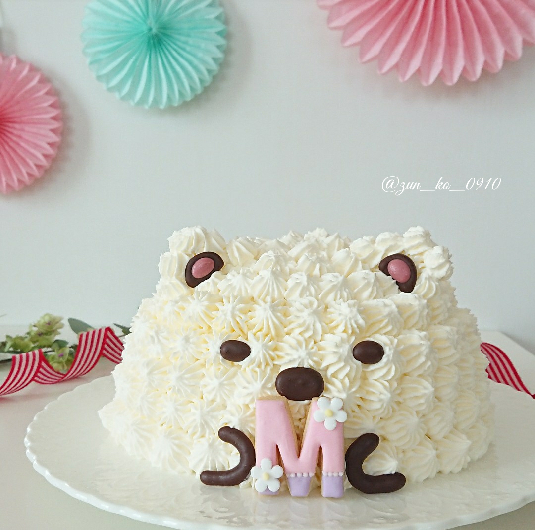 わんわんとうーたんのキャラクターケーキ・レシピちょっとの工夫でかわいいケーキ