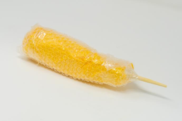 とうもろこしの絵手紙高齢者介護をサポートするレクリエーション情報誌『レクリエ』