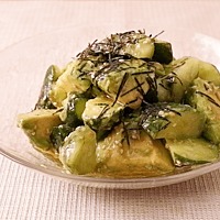 きゅうりとアボカド・トマトのはちみつマヨサラダ