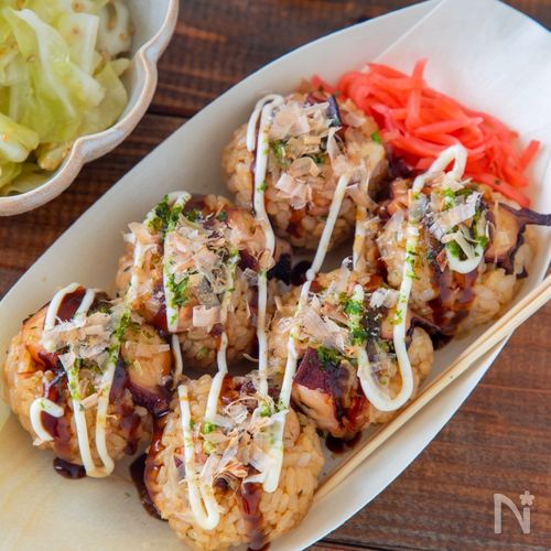 たこ焼き風おにぎり by EnjoyKitchenクックパッド簡単おいしいみんなのレシピが392万品