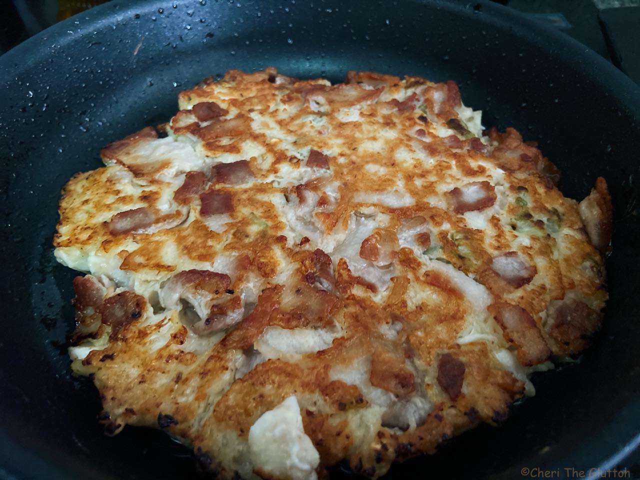 山芋のかわりに里芋で～お好み焼