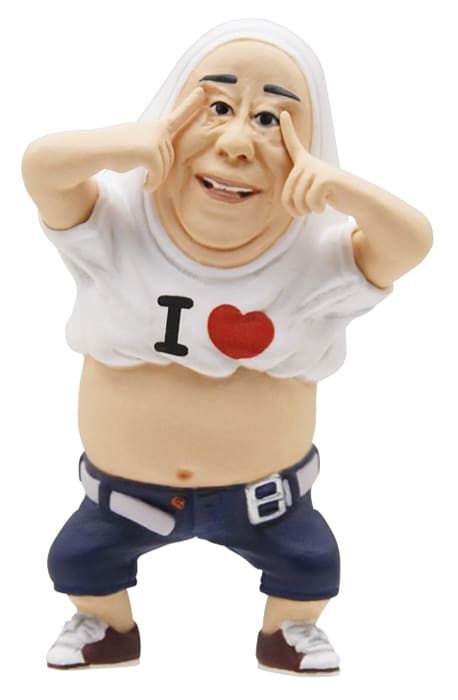 バナナ彫刻」のリアルな顔で脱力の輪 - 日本経済新聞