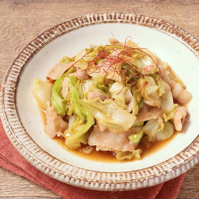 カリカリ豚の薬味だれサラダ』のレシピ・作り方 せん切りキャベツと豚バラ薄切り肉でオレンジページ ニュースデイリーオレンジページnet