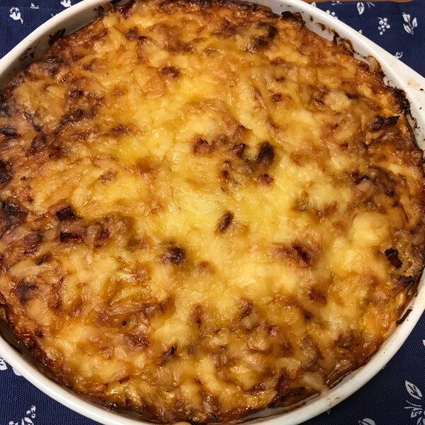 パイ生地無し！ほうれん草のキッシュの作り方炒めて混ぜて焼くだけで簡単美味しい♪クリスマスメニューの一品にもいかがでしょうか