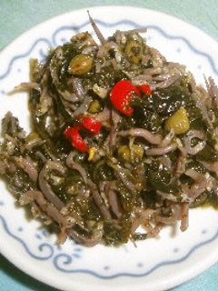 紫蘇ジュースを作った後の赤しそリメイク 赤しそ味噌お豆と味噌と和食と＊和ごころ食卓