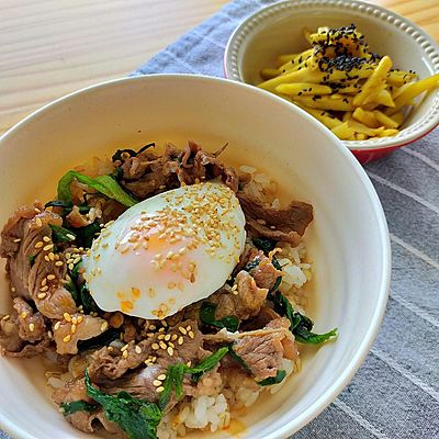 ガツンと美味しい！ ねぎだく旨辛焼肉丼