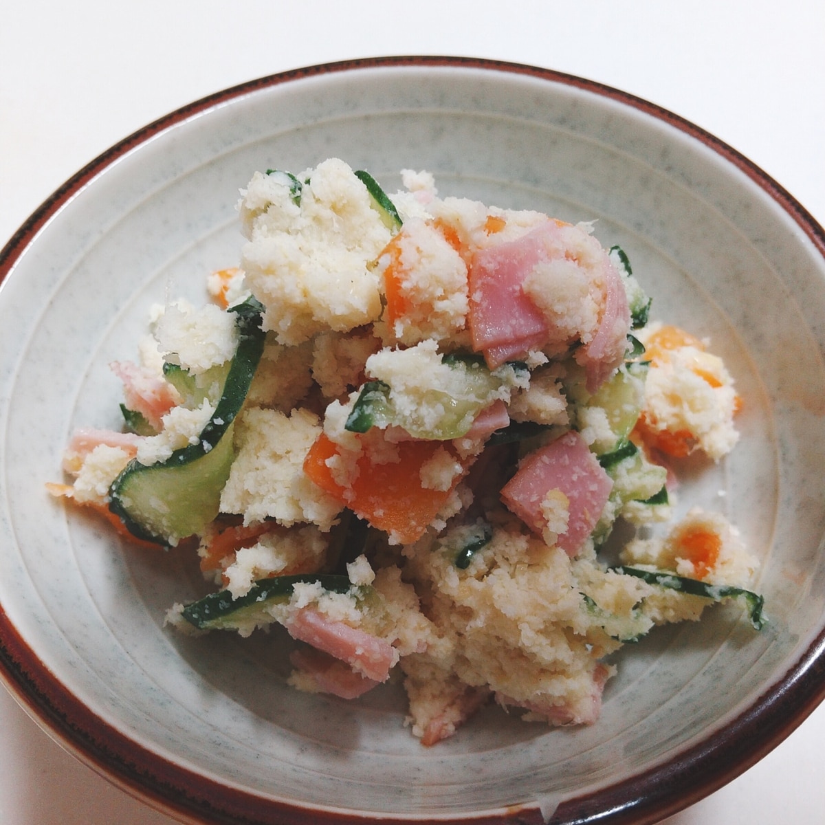 ポテサラにも負けない♪やみつき♥しっとりおからのサラダ 低糖質レシピ