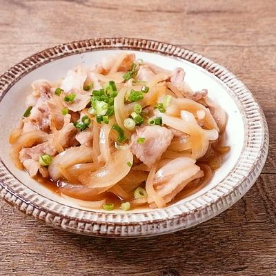 豚バラとたまねぎのさっぱりぽんず炒め直販 - モクモクショップ