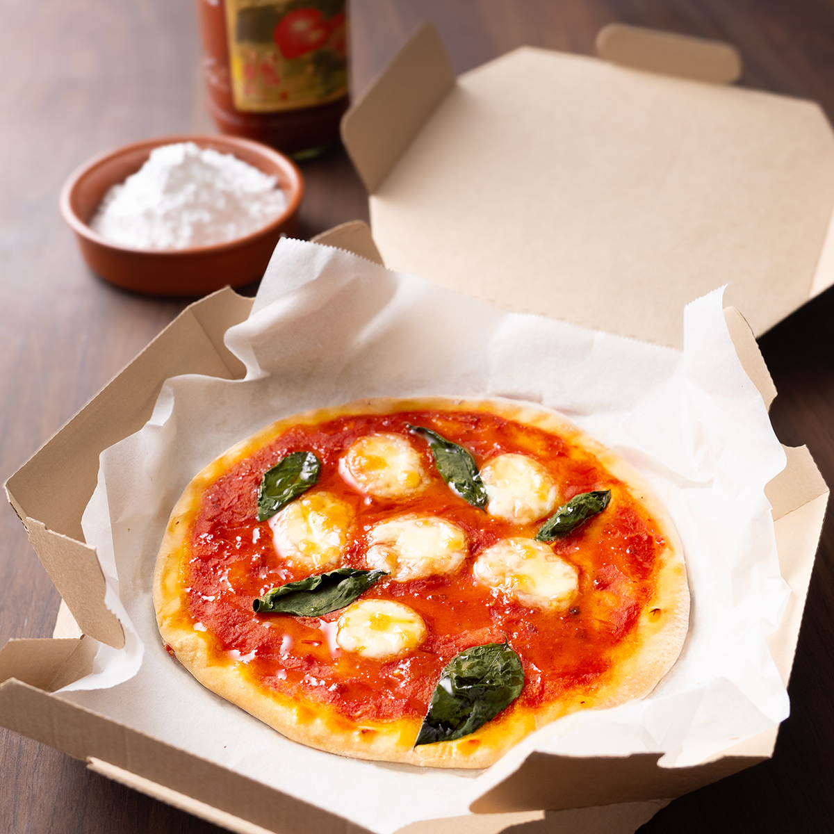 レンチン米粉ピザの簡単レシピ