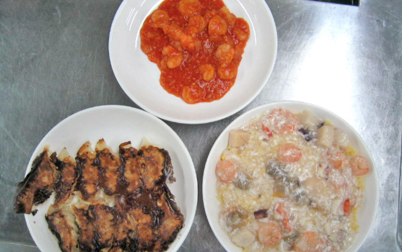 えびといかの白マーボ