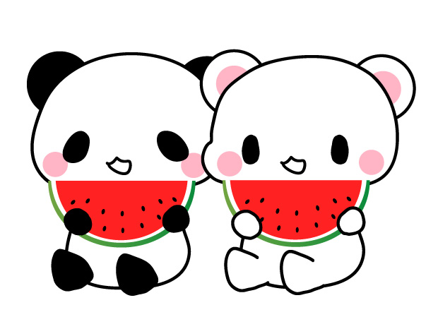 スイカを食べる女の子 イラスト 保育で使える無料素材 ほいくisダウンロード