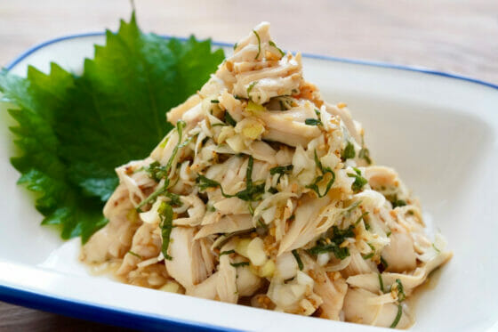 お箸がすすむ！ ささみとトマトの中華和え