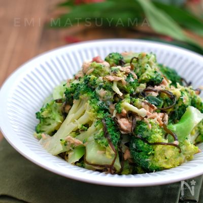 ブロッコリーとツナのサラダ～ごま油風味～