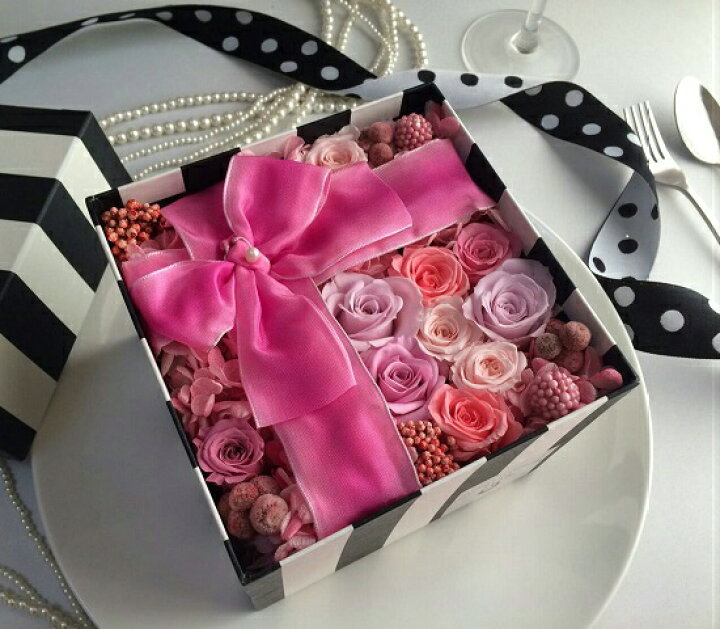 Amazon ピンクリボンのミニブーケ花束 ブーケ 花 プレゼント お祝い 内祝い ギフト 誕生日プレゼント 誕生日 フラワー 生花 女性 母親フラワーギフト花束 オンライン通販