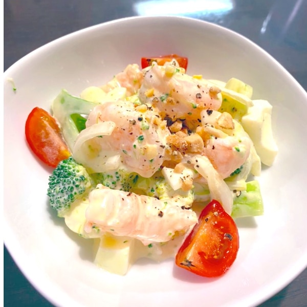 デパ地下風とびっこサラダ