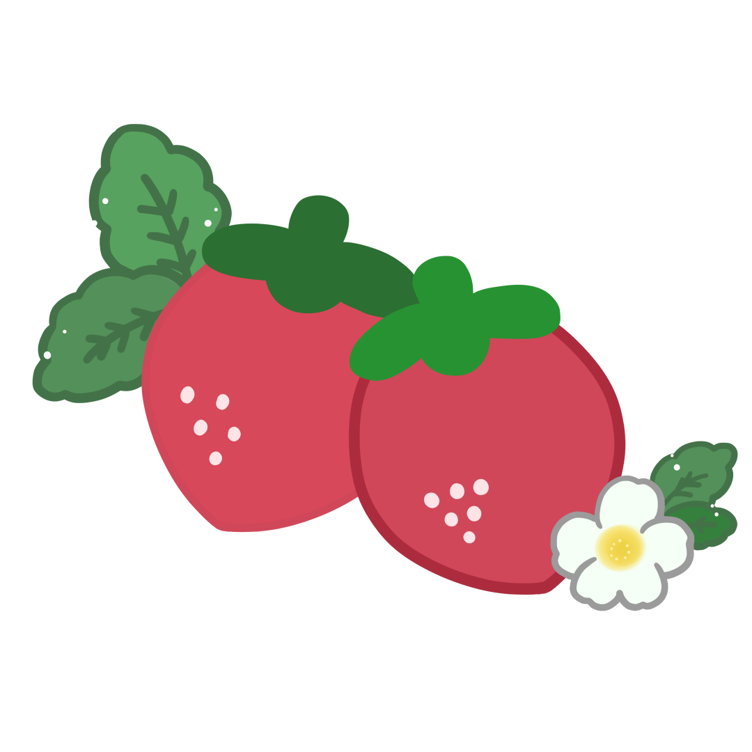 かわいいイチゴのキャラクターのイラスト無料のフリー素材 イラストエイト