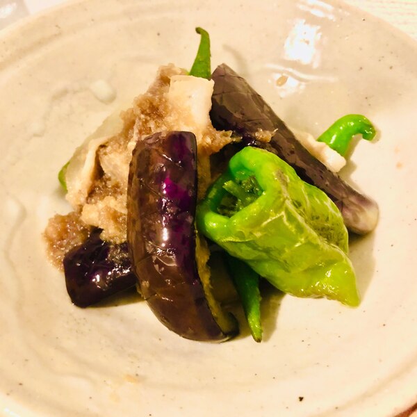 『豚なすオクラのコクうま中華炒め』生姜にんにくで食欲そそる♫