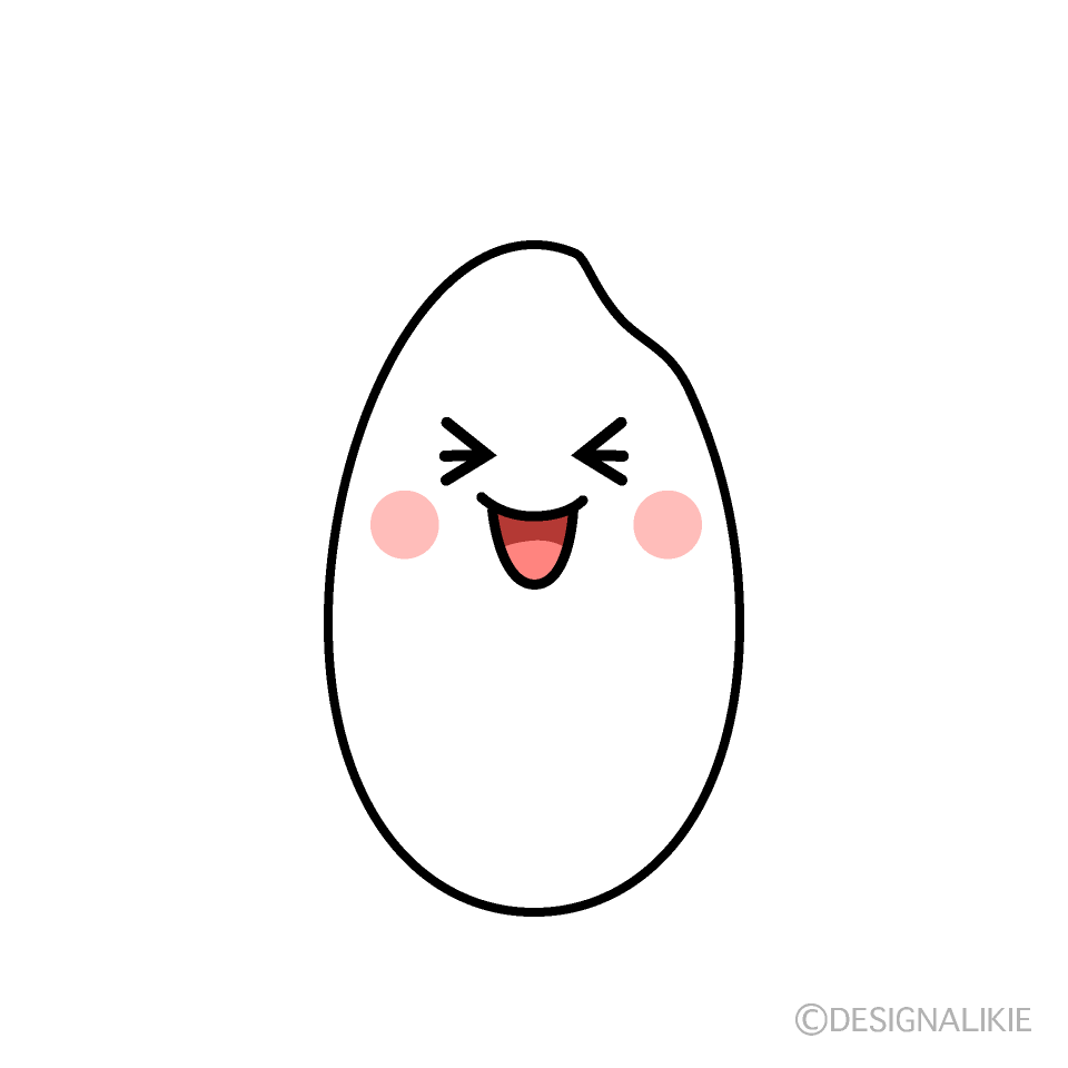 かわいい驚くお米のイラスト素材無料ダウンロード IllustCute