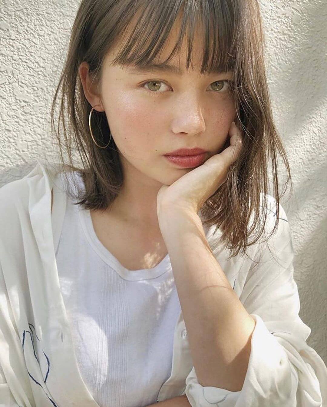 大人かわいいミルクティーブラウンブリーチ有無別ヘアHAIR