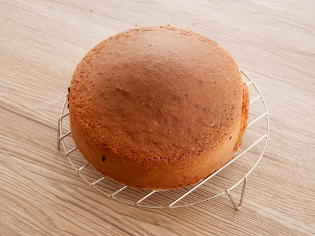 ホットケーキミックスでショートケーキ